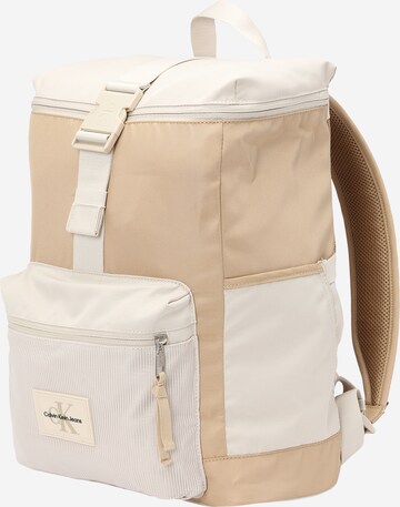 Calvin Klein Jeans Backpack in Beige: front