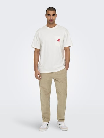 Only & Sons Shirt 'ONSArchie' in White
