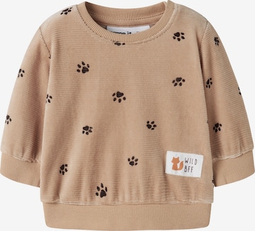 NAME IT - Sudadera 'NBMNORDEN' en marrón: frente