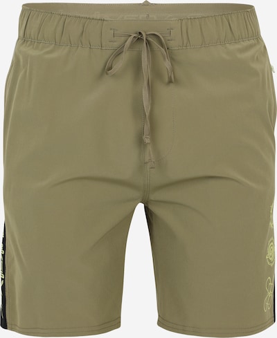 QUIKSILVER Sērfošanas šorti 'OMNI TRAINING', krāsa - krēmkrāsas / zaļš / gaiši zaļš / melns, Preces skats