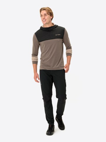 VAUDE Sports sweatshirt 'Qimsa' in Brown