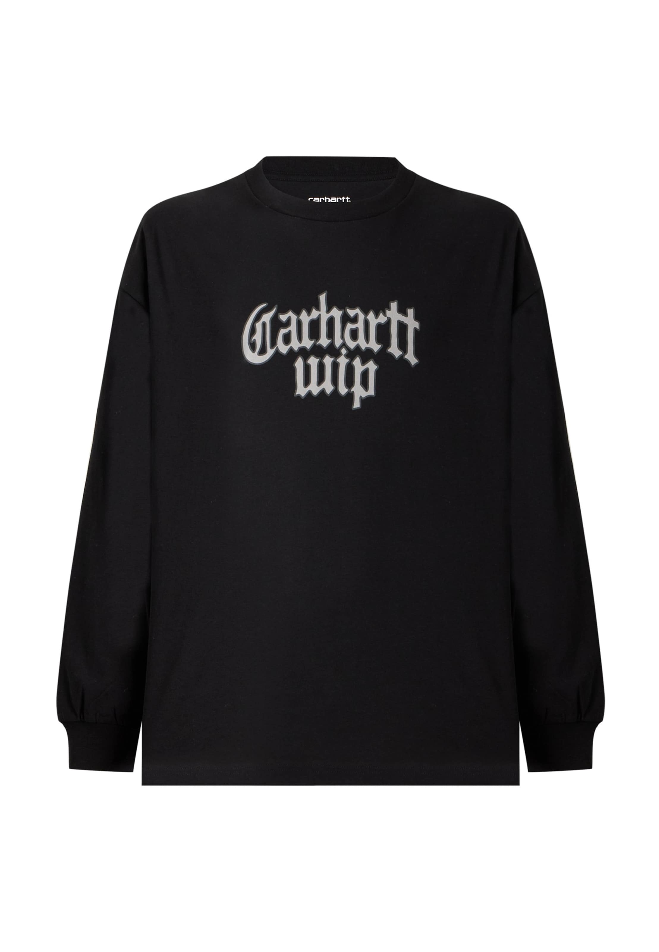 Carhartt WIP Μπλουζάκι 'Blackletter' σε μαύρο: μπροστά