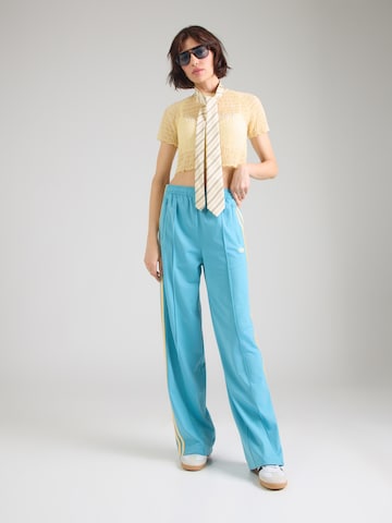 Largi Pantaloni 'Firebird' de la ADIDAS ORIGINALS pe albastru