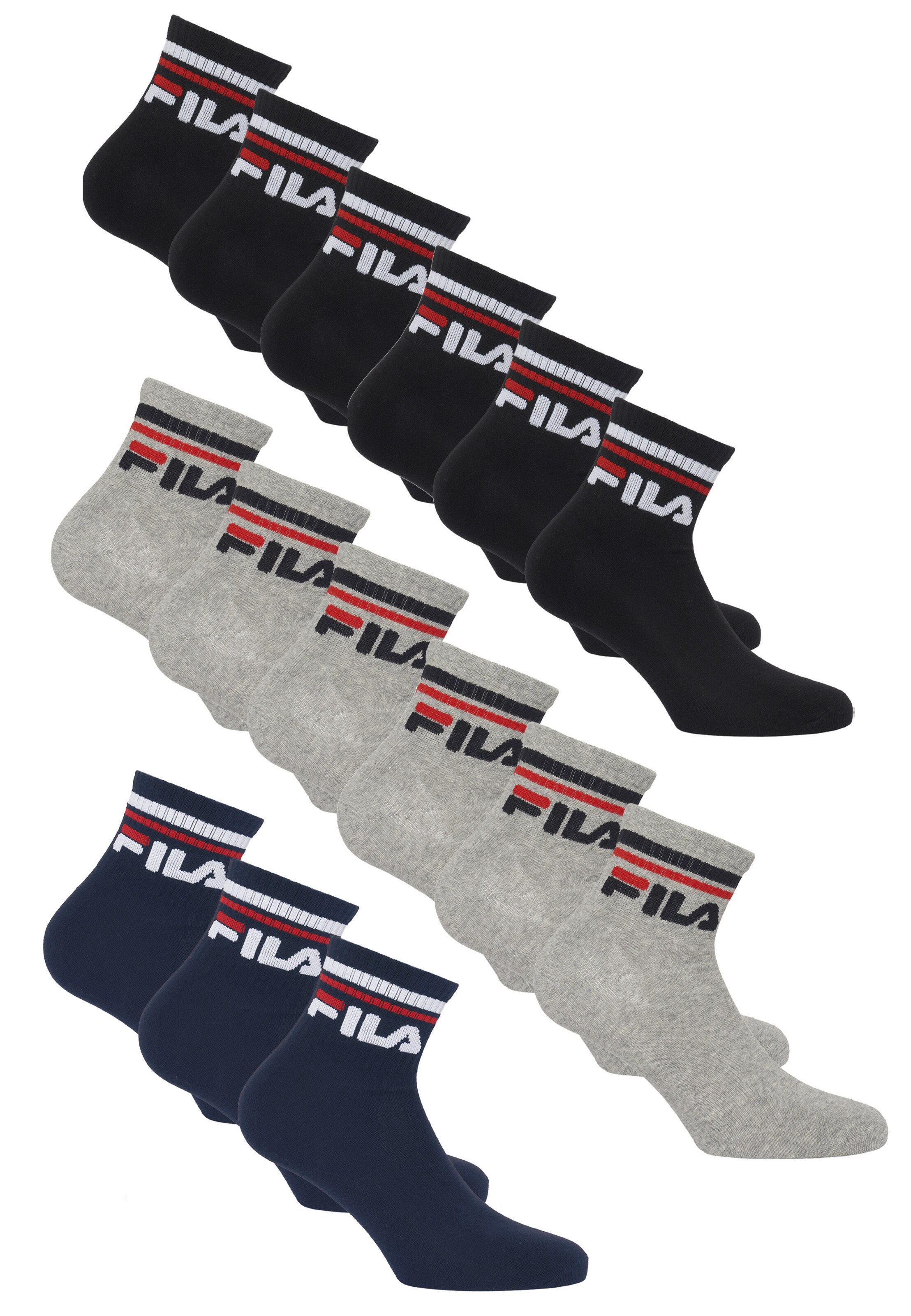 FILA Socks in Blue: front
