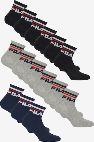 FILA Socks in Blue: front