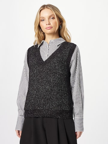 QS Pullover i sort: forside