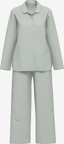 Seidensticker schwarze Rose Pyjama in Grün: Vorderseite