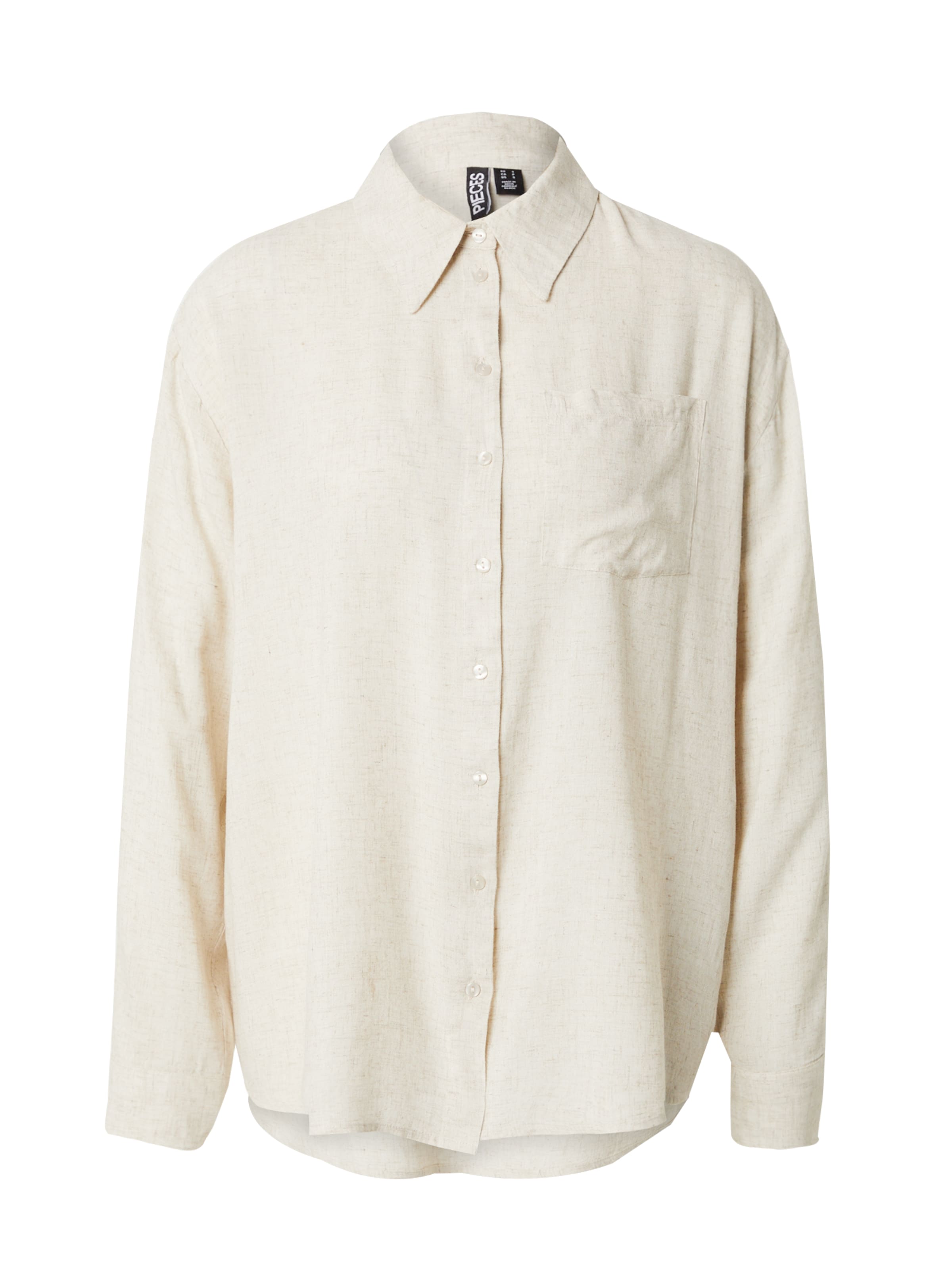 PIECES Halenka 'PCPia' – béžová: přední strana