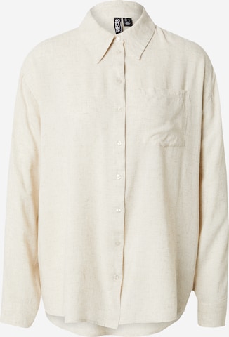 Camicia da donna 'PCPia' di PIECES in beige: frontale