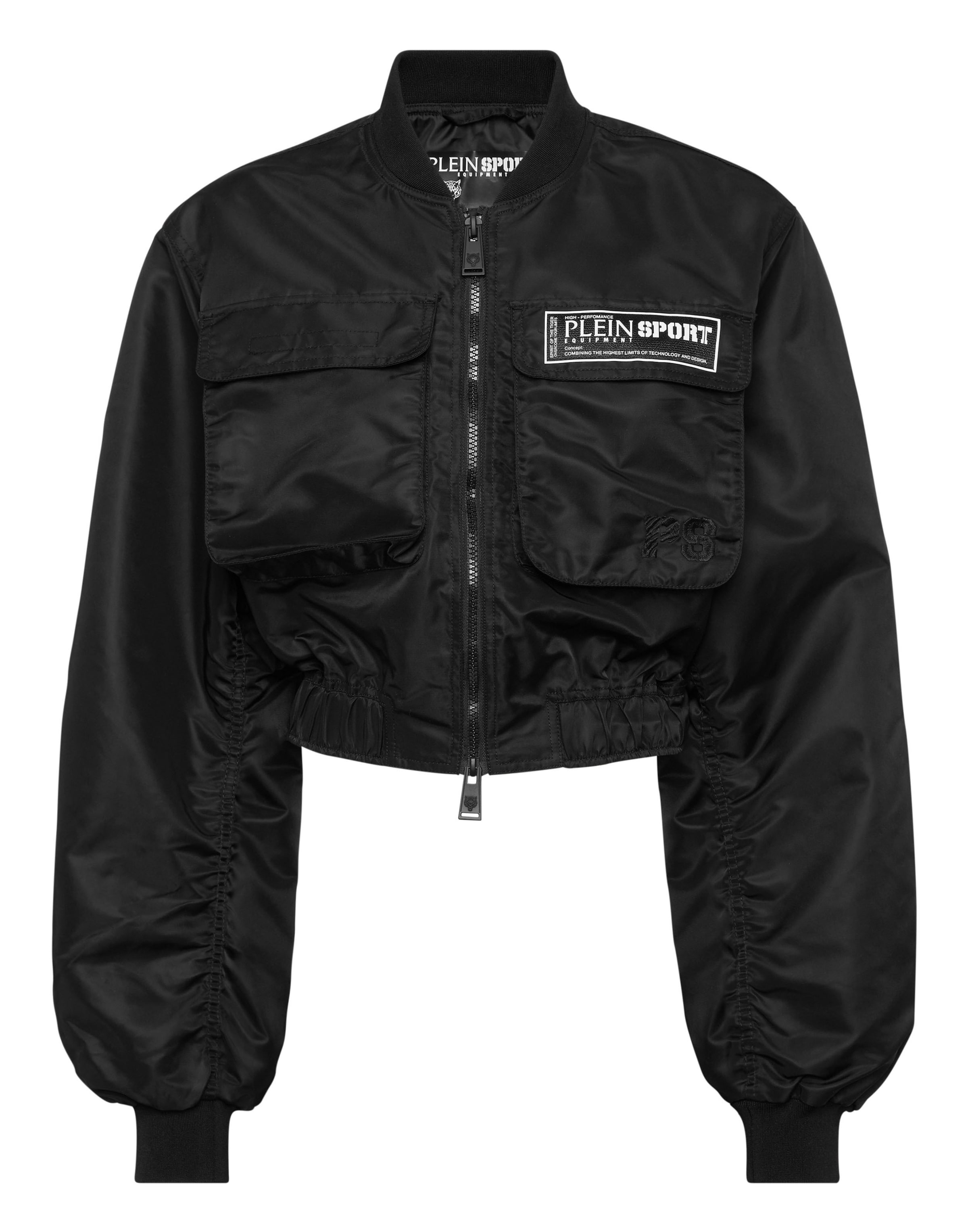 Plein Sport Chaqueta de entretiempo en negro, Vista del producto