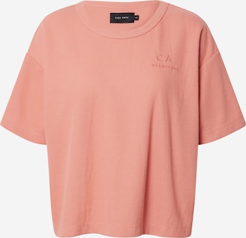 CASA AMUK T-Shirt 'Waffle' in Orange: predná strana