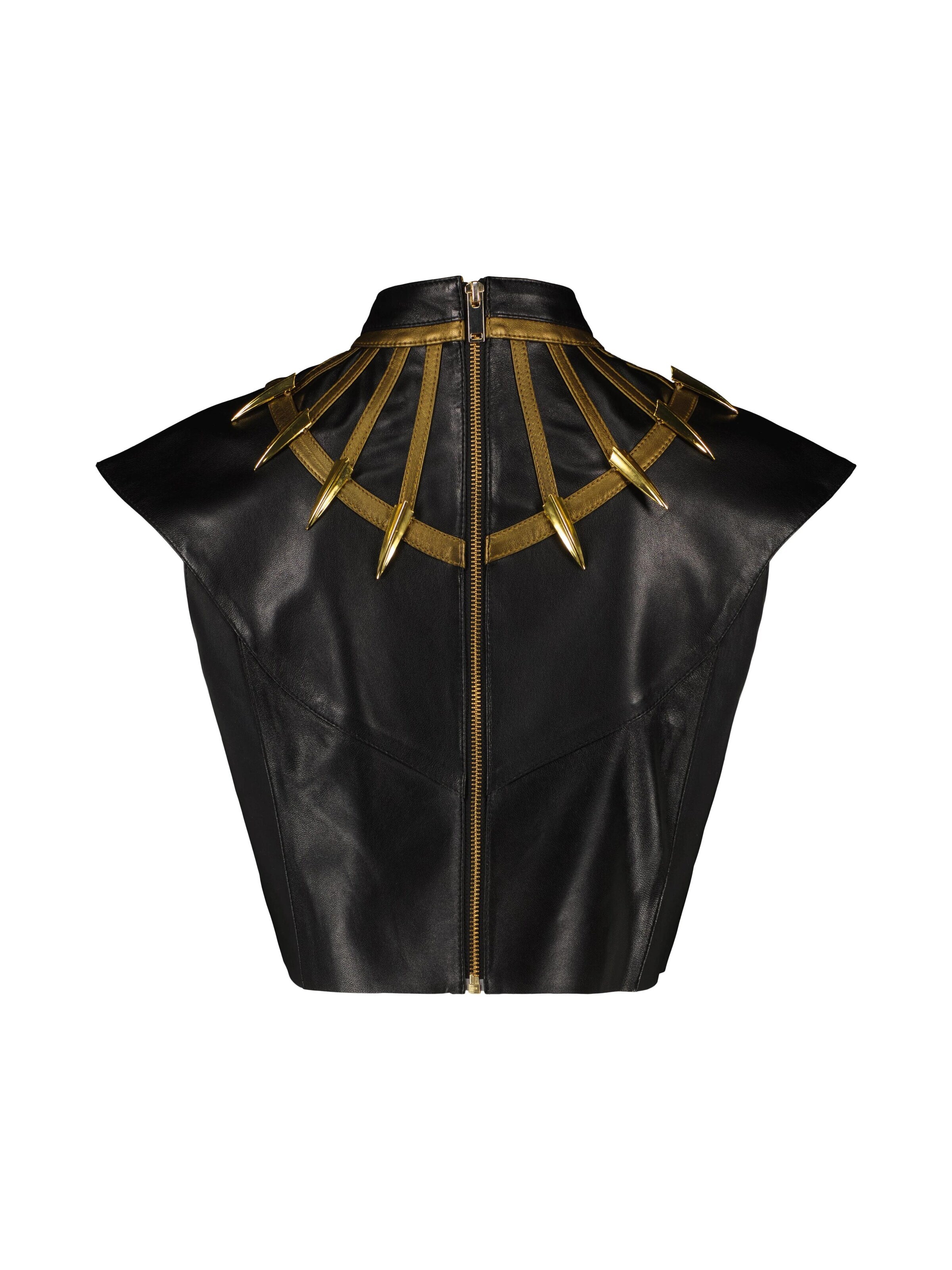 Haut 'Tech Princess Crop Top' Vibranyum en noir