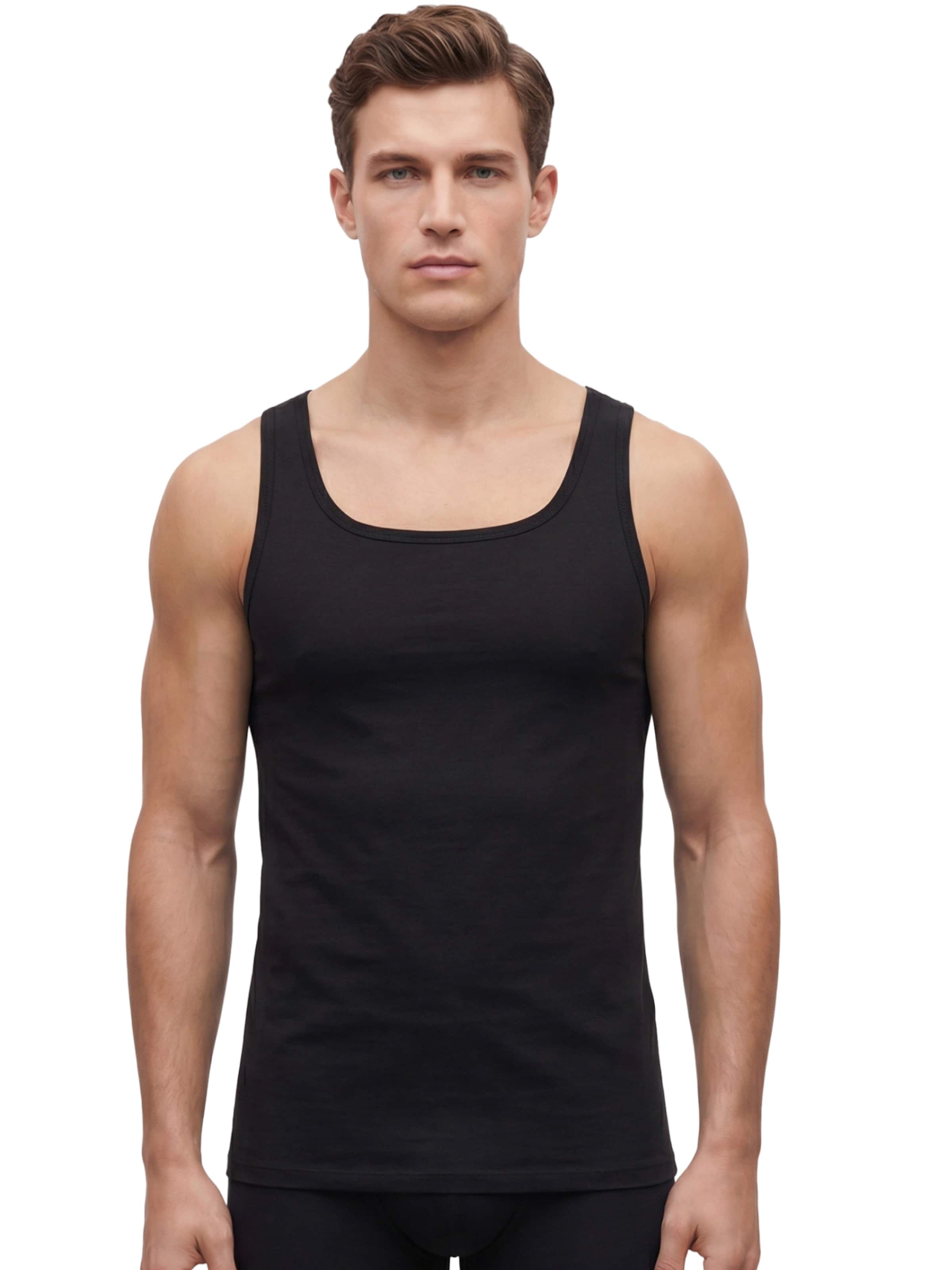Maillot de corps Blackspade en noir : devant