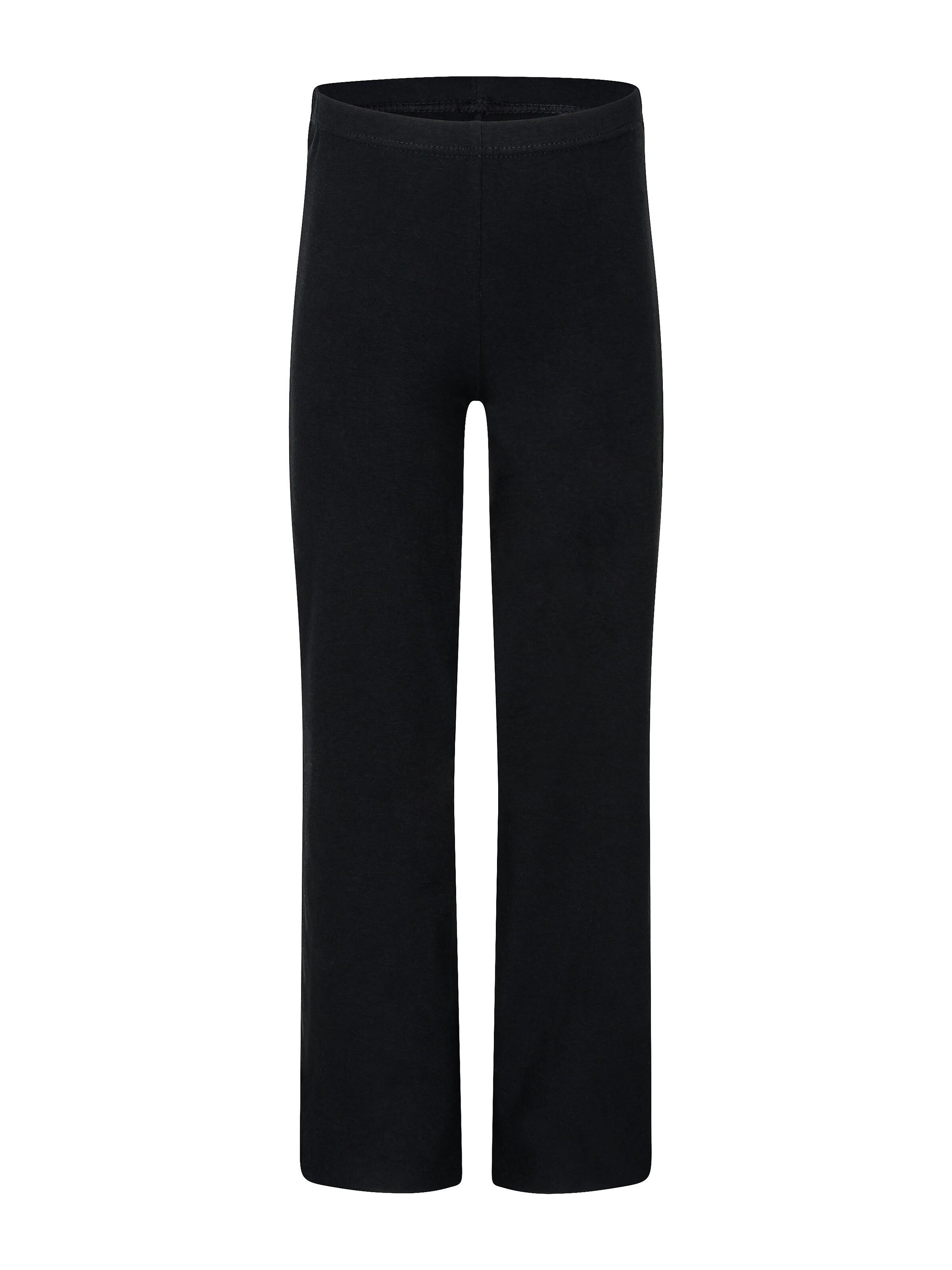 Tanzmuster Flared Workout Pants 'Anina' in Black: front