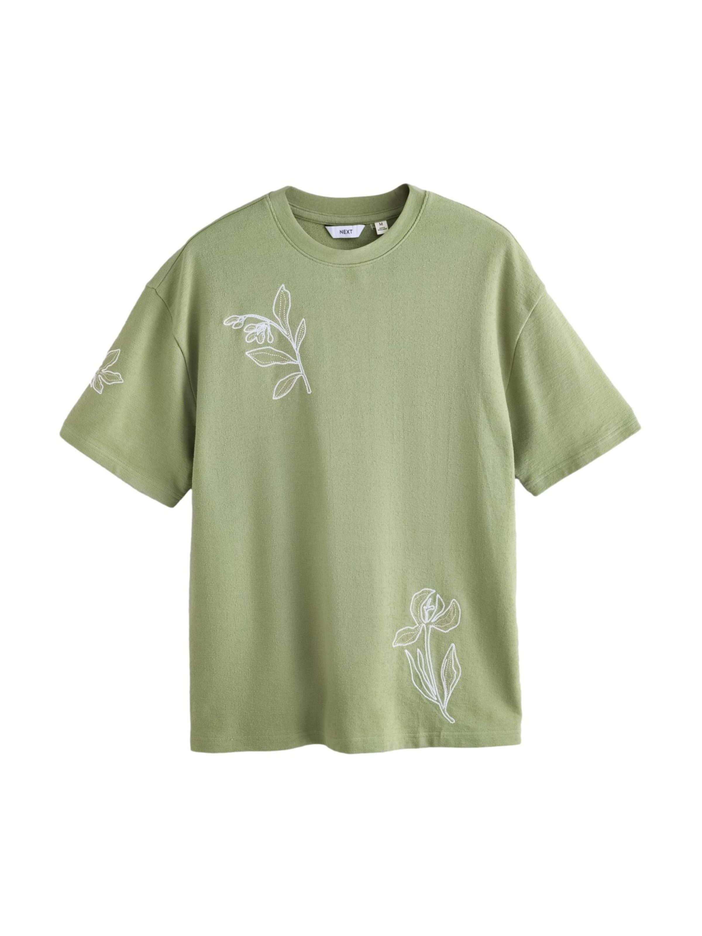 Tricou de la Next pe verde: față