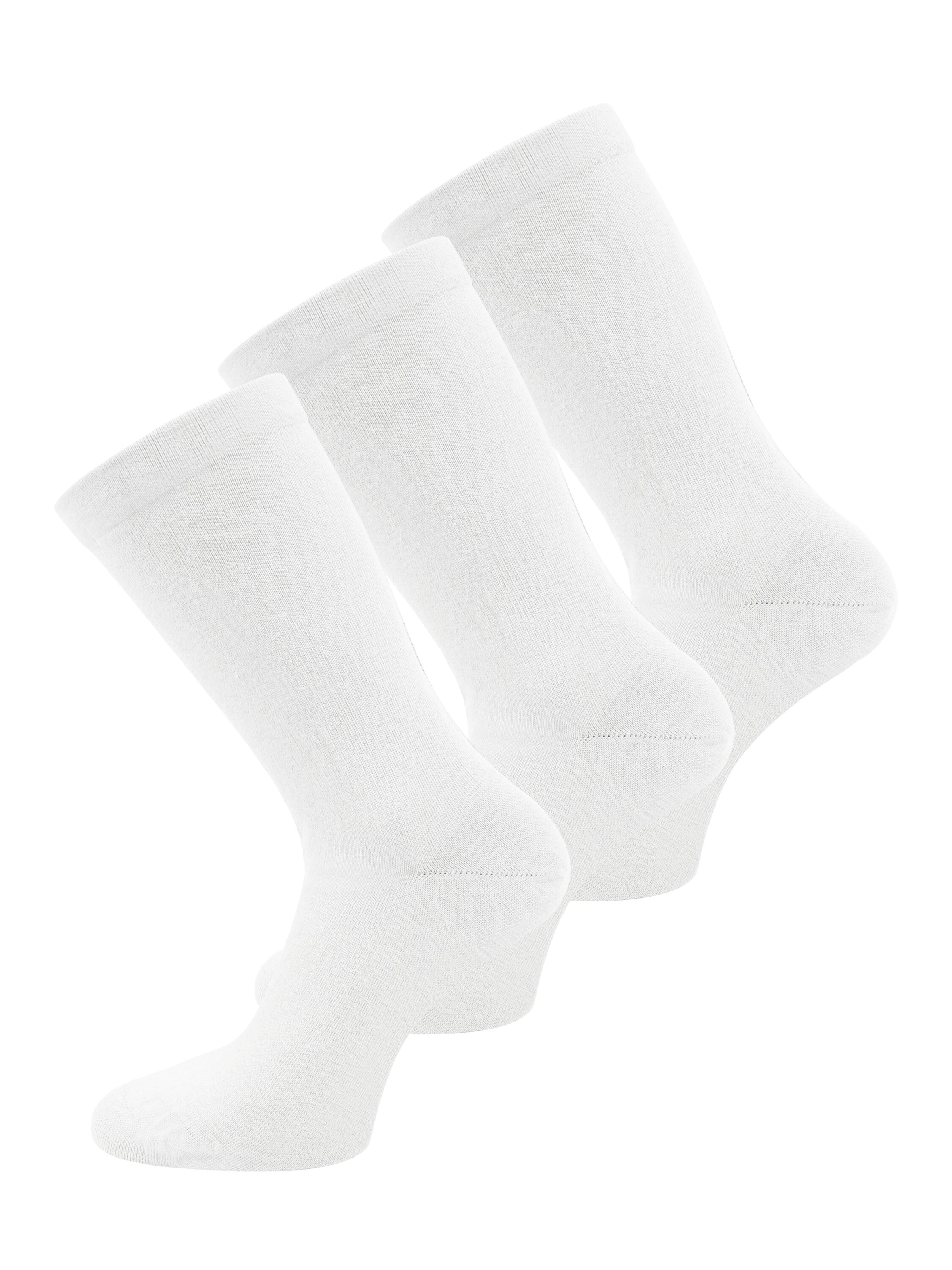 Chaussettes normani en blanc : devant
