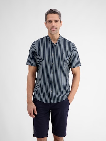 LERROS Regular fit Button Up Shirt in Blue: front