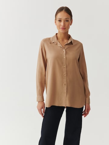 TATUUM Blus 'MALBA' i beige: framsida