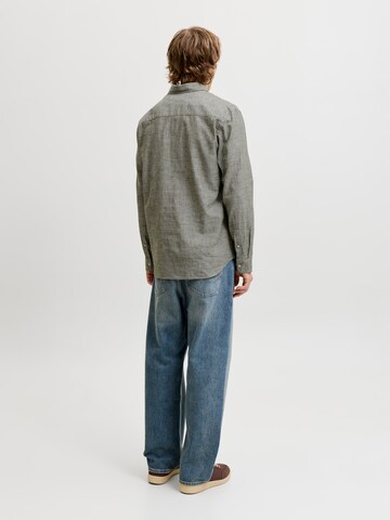 JACK & JONES Regular Fit Hemd in Grau