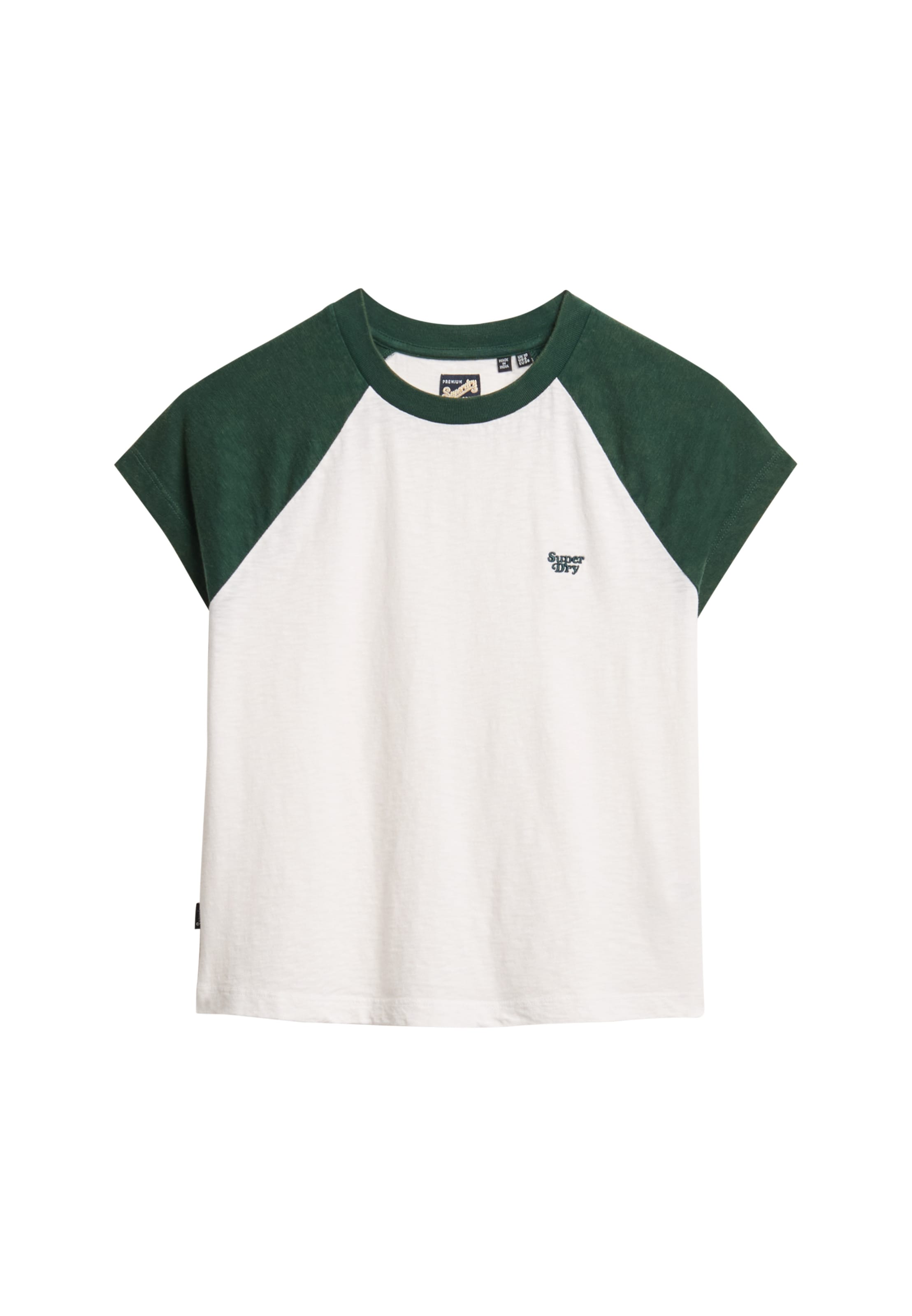 balts Superdry T-Krekls 'Essential': no priekšpuses