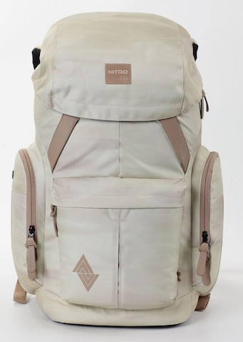 NITRO Backpack in Beige: front