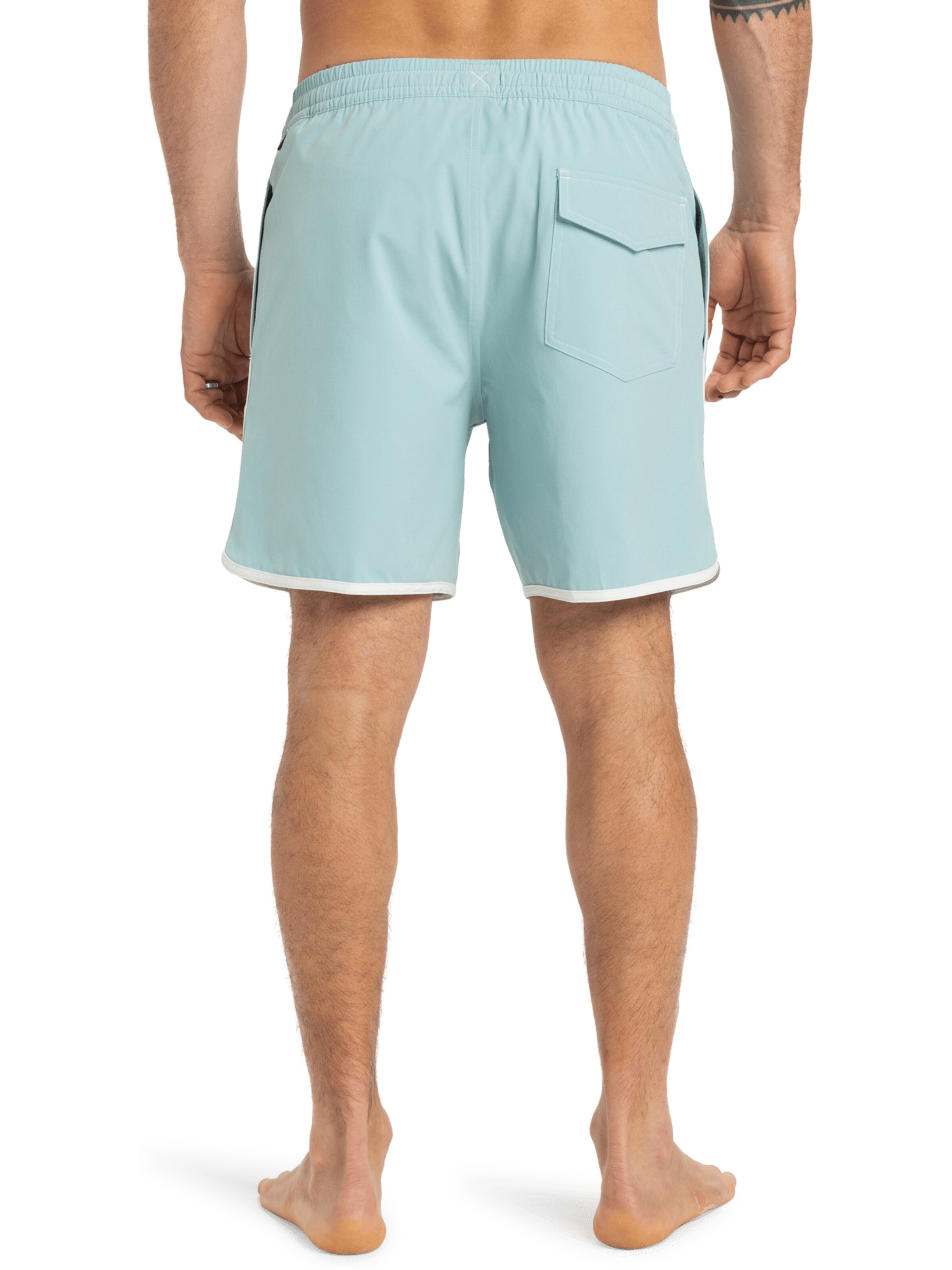 QUIKSILVER Badeshorts 'Original Scallop 17' in Blau