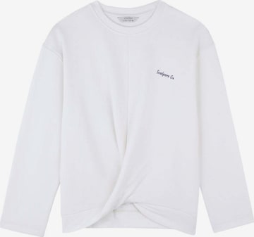 Sweat-shirt Scalpers en blanc : devant