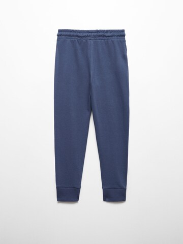 MANGO KIDS Tapered Housut 'FRANCIA5' värissä sininen