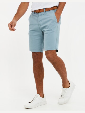 Threadbare Slimfit Shorts 'Conta' in Blau: predná strana