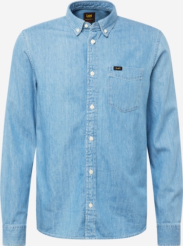 Lee Button Up Shirt in Blue: front