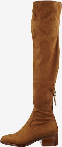 STEVE MADDEN Over the Knee Boots in Brown