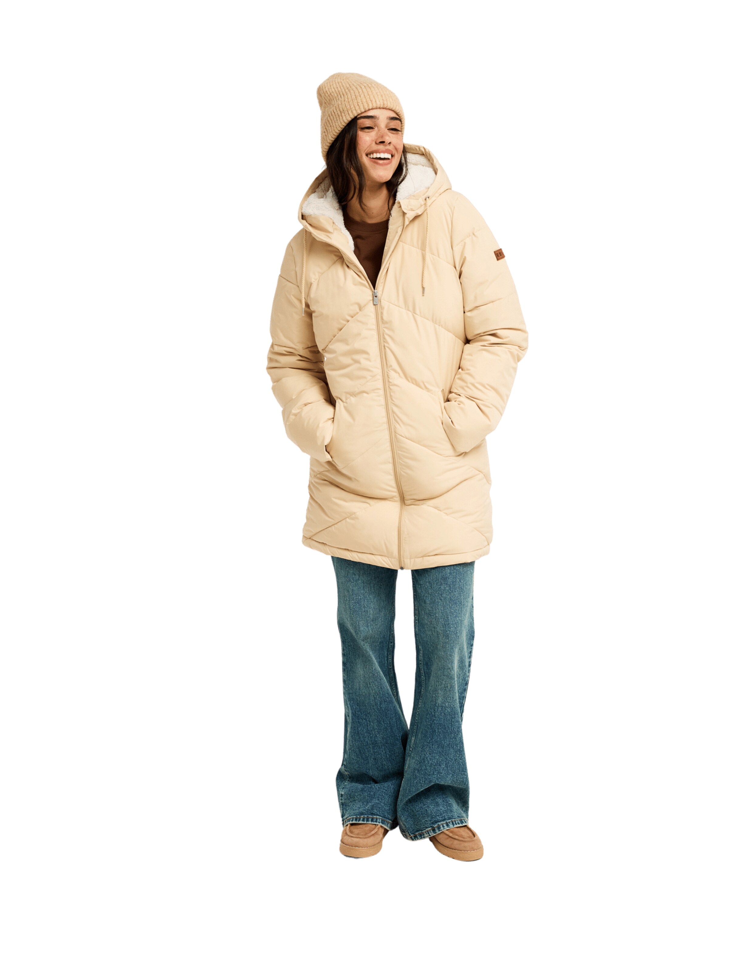 ROXY Mantel 'Better Weather' in Beige: Vorderseite