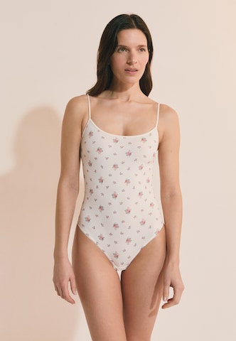 Body 'Louison' di ETAM in bianco: frontale