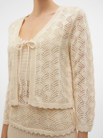 VERO MODA Knit cardigan in Beige