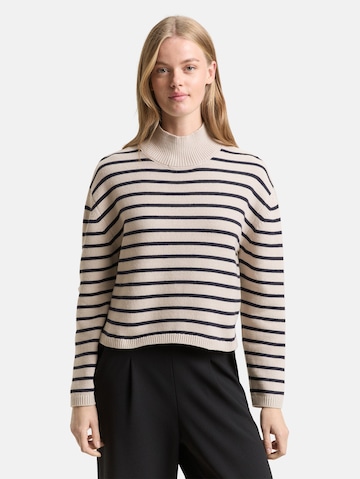 TOM TAILOR DENIM Trui in Blauw: voorkant