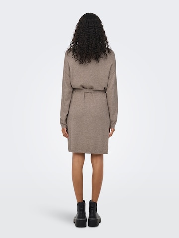 ONLY Knit dress 'Leva' in Beige