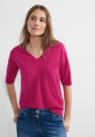 CECIL Sweater in Pink: front