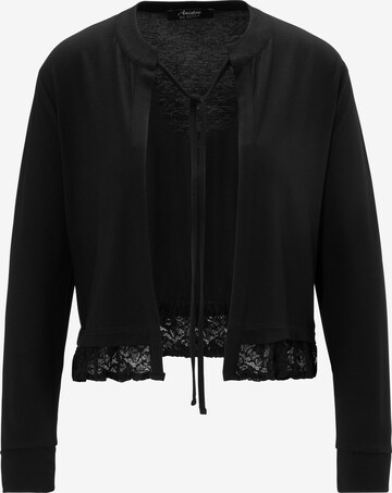 Aniston SELECTED Knit Cardigan in Black: front