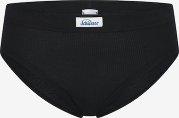 Slip ' Feinripp - Revival Paula ' SCHIESSER en noir : devant