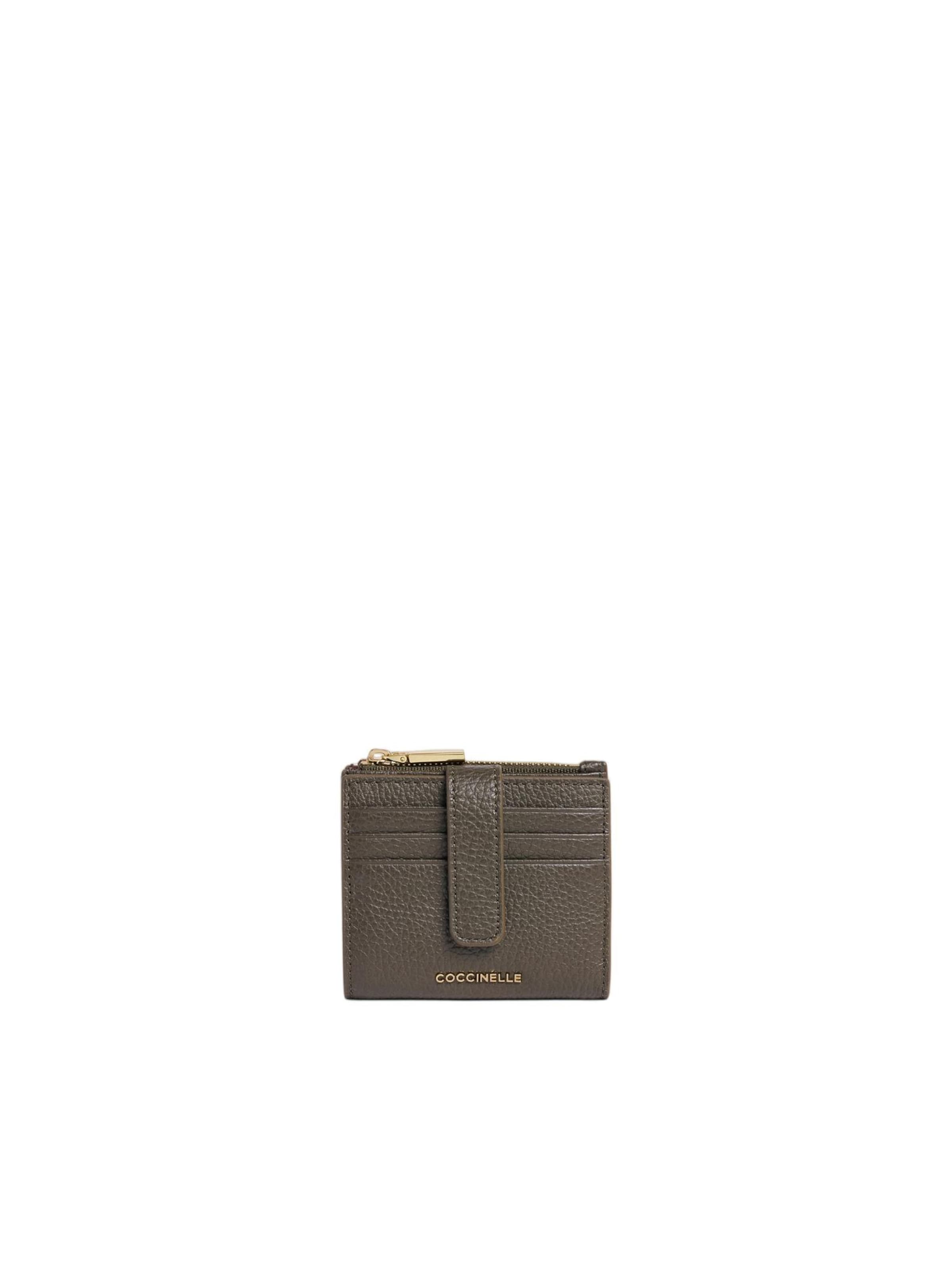 Coccinelle - Estuche 'Metallic 1001 1' en verde: frente