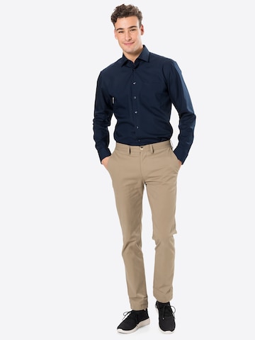 SEIDENSTICKER - Ajuste regular Camisa de negocios 'Modern' en azul