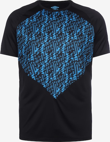 T-Shirt fonctionnel UMBRO en noir : devant