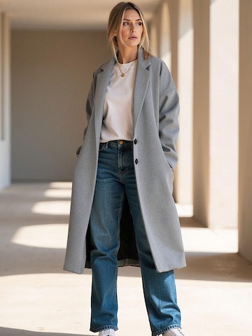 Figl Between-Seasons Coat 'M1111' in Grey