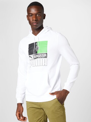 PUMA - Sweatshirt de desporto em branco: frente