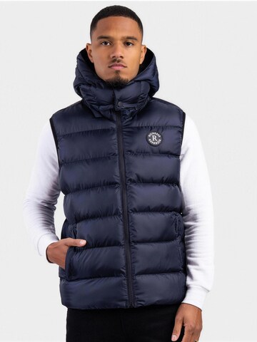 Richesse Vest 'Manchester Navy Bodywarmer' in Blue: front