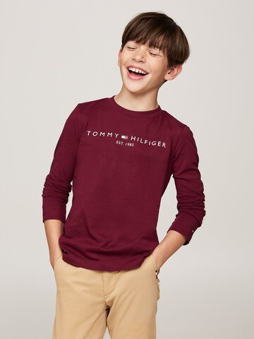 TOMMY HILFIGER Shirt 'Essential' in Red: front