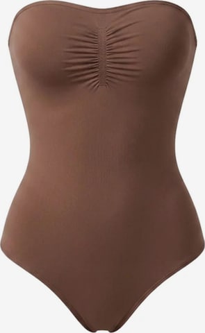 Body modelant 'Strapless body' Shapetape en marron : devant