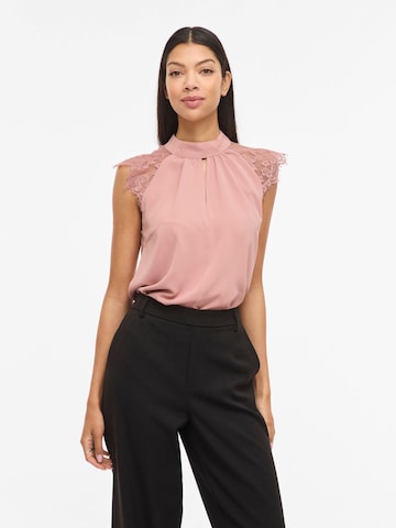 VILA Blouse 'VISimply' in Pink: front