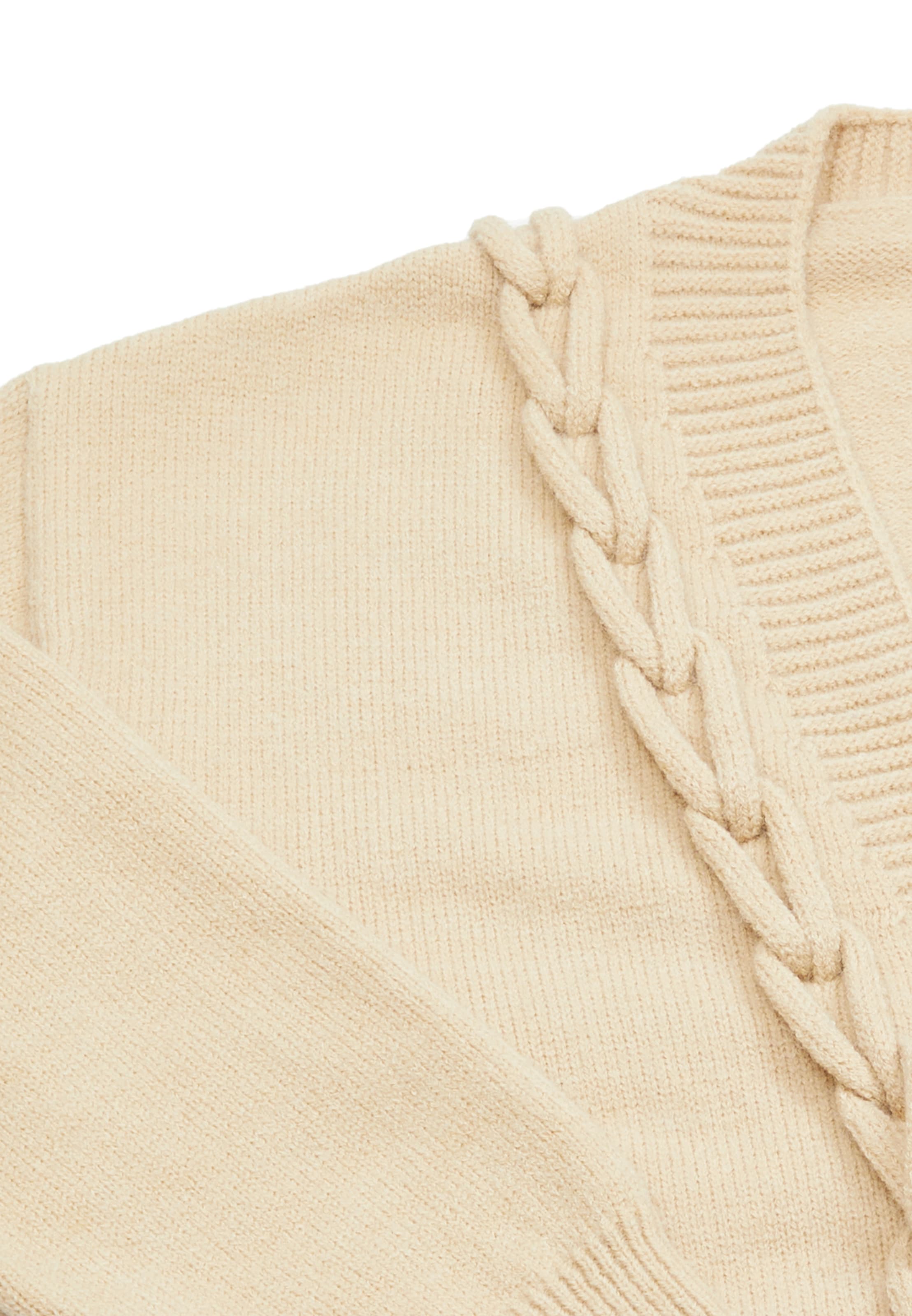 caissa - Casaco de malha em bege