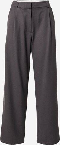 LeGer by Lena Gercke Wide leg Pleat-front trousers 'Mira' in Grey: front